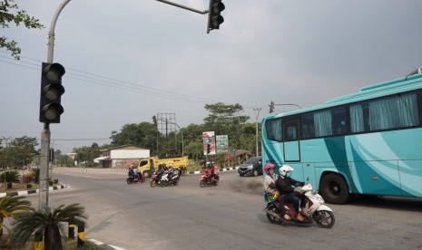 Jalan Syeikh Nawawi Al Bantani, Kota Serang, Banten, salah satu ruas jalan di kota Serang. (ilustrasi) 