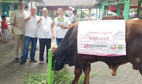 Sinar Mas Land sumbangkan 509 hewan kurban ke sejumlah masjid.