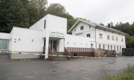 Survei: Banyak Masyarakat Norwegia Skeptis Terhadap Islam. Foto ilustrasi: Masjid pusat Islam Al-Noor di Baerum, Norwegia, 11 Agustus 2019.