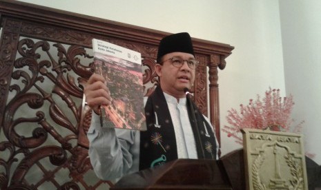 Gubernur DKI Jakarta Anies Baswedan meluncurkan strategi ketahanan Jakarta.