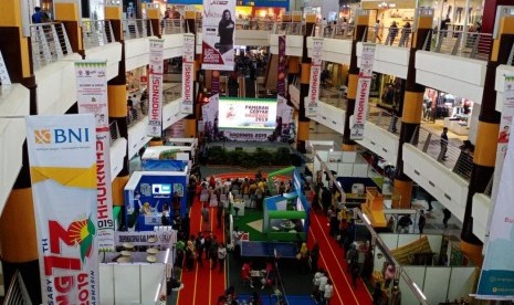 Pameran Gebyar Haornas 2019 di Atrium Duta Mall, Banjarmasin, Jumat (6/9).