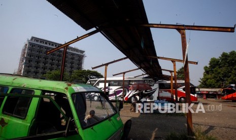 Suasana Terminal Bus Bubulak yang tidak terawat di Kota Bogor, Jawa Barat, Senin (9/9/2019).