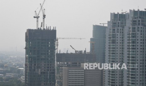 Skyscrapers in Jakarta, Indonesia.