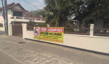 Suasana sekitaran RT 13, RW 41, Jalan Pogung Rejo, Padukuhan  Pogung Kidul, Kelurahan Sinduadi, Kecamatan Mlati, Kabupaten Sleman, DIY,  Ahad (15/9).