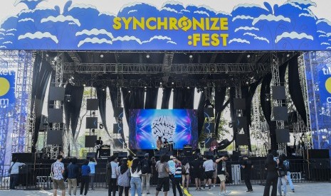 Synchronize Fest 2019 di Gambir Expo, Kemayoran, Jakarta, Ahad (6/10/2019). Tahun ini, Synchronize Fest akan kembali digelar secara luring.