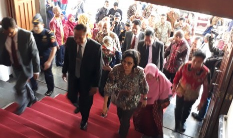 Universitas Muhammadiyah Malang (UMM) menghadirkan Menteri Keuangan  (Menkeu) RI, Sri Mulyani sebagai pembicara dalam kegiatan orasi ilmiah di  Hall Dome UMM, Malang, Kamis (10/10). 