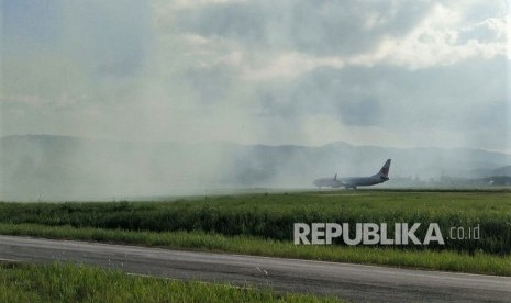 Ilustrasi Bandara Haluoleo di Sulawesi Tenggara.