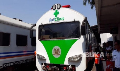 Rail Clinic PT KAI kini dimanfaatkan juga untuk pelaksanaan vaksinasi Covid 19 (ilustrasi)