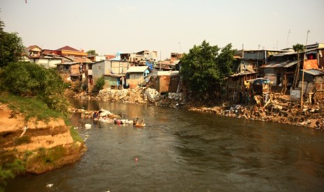 Sungai Ciliwung Jakarta.