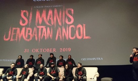 Peluncuran official trailer fim  'Si Manis Jembatan Ancol di Jakarta Selatan, Kamis (31/10).