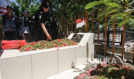 Makam Pahlawan Nasional Bung Tomo di Tempat Pemakaman Umum (TPU) Ngagel, Surabaya, Jawa Timur (ilustrasi) 