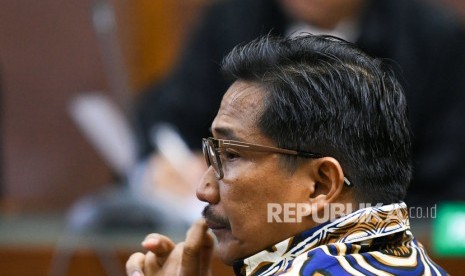 Terdakwa kasus dugaan suap dan gratifikasi Bowo Sidik Pangarso menjalani sidang lanjutan di Pengadilan Tindak Pidana Korupsi, Jakarta, Rabu (20/11/2019). 