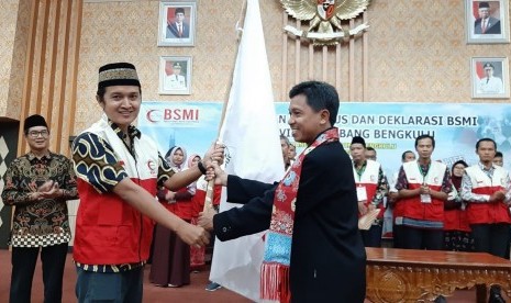 Pelantikan edukasi siaga bencana BSMI Bengkulu.