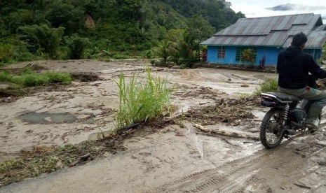 Kabupaten Solok Selatan pasca terjangan banjir bandang (ilustrasi) 