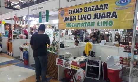 UMKM Depok Expo 2019 di Detos, Sabtu (30/11).(Republika/Rusdy Nurdiansyah)