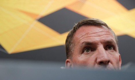 Pelatih Leicester City Brendan Rodgers (EPA-EFE)