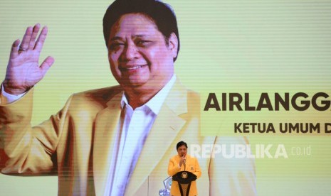 Ketua Umum Partai Golkar Airlangga Hartarto digadang menjadi capres pada 2024.