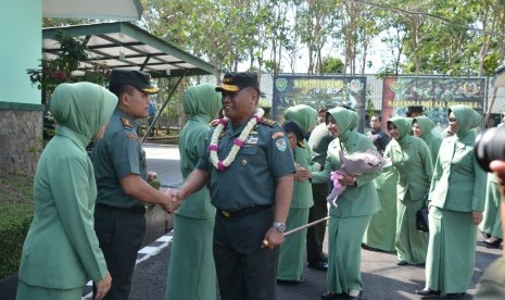 Pangdam III Siliwangi Mayjen TNI Nugroho Budi Wiryono saat kunjungan kerja ke Korem 062 Tarumana Nagara Garut.