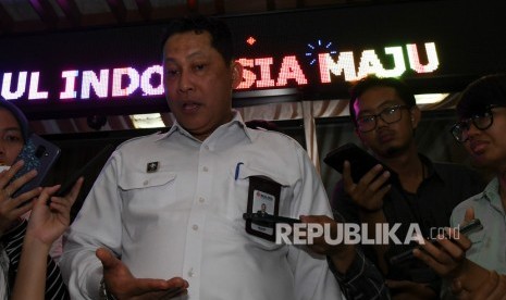 Dirut Perum Bulog Budi Waseso menjawab pertanyaan wartawan usai menghadiri Rapat Koordinasi pembahasan tentang Pangan di Kementerian Koordinator Bidang Perekonomian di Jakarta, Rabu (18/12/2019). 