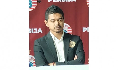 Manajer Persija Jakarta, Bambang Pamungkas(Republika/Fitriyanto)