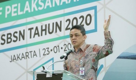 Direktur Jenderal Pengelolaan Pembiayaan dan Risiko Kementerian Keuangan (Kemenkeu) Luky Alfirman. 