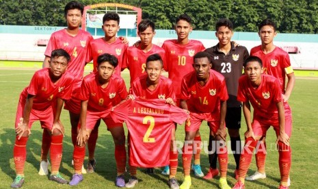 Pemain Timnas Indonesia U-16 (ilustrasi).