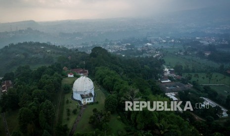 Foto udara Observatorium Peneropongan Bintang Bosscha 