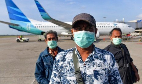 Penumpang di Bandara Hang Nadim, Batam. Kepri mencatat belum ada turis China yang mengajukan perpanjangan izin tinggal.