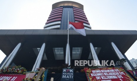 Gedung KPK. Menko Polhukan Mahfud MD menegaskan KPK tidak boleh diintervensi siapapun.