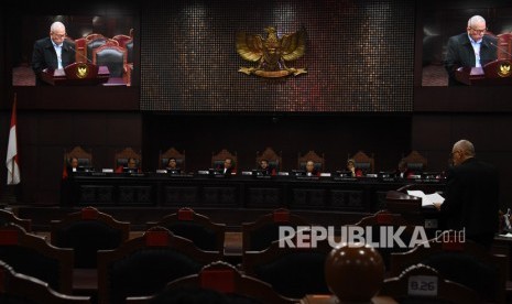 Ilustrasi sidang di Mahkamah Konstitusi (MK).