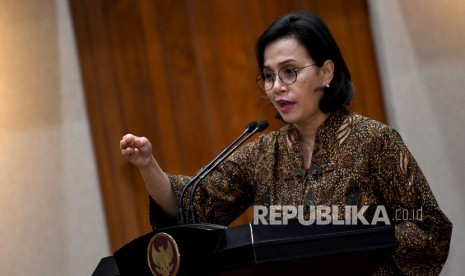 Menteri Keuangan Sri Mulyani. Sri Mulyani meminta masyarakat waspadai penipuan atas nama Bea Cukai.