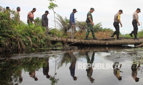 Polda Sumsel Siagakan Satgas Karhutla (Ilustrasi).