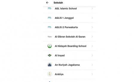 Beberapa daftar sekolah yang menerima pembayaran SPP melalui aplikasi Gopay menggunakan Go-bills Sekolah dari Gojek