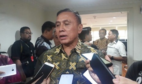 Ketua Umum PSSI Mochamad Iriawan di Kantor Kemenpora, Jakarta, Jumat (21/2). 