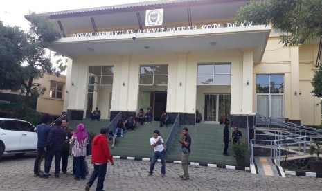 Suasana gedung DPRD Kota Depok di Kelurahan Jatimulya, Kecamatan Cilodong.