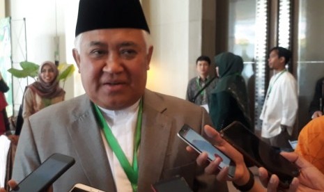 Din Berpesan Pemerintah Patuhi PSBB yang Dibuatnya Sendiri. Dewan Pertimbangan Majelis Ulama Indonesia (Wantim MUI) Din Syamsuddin