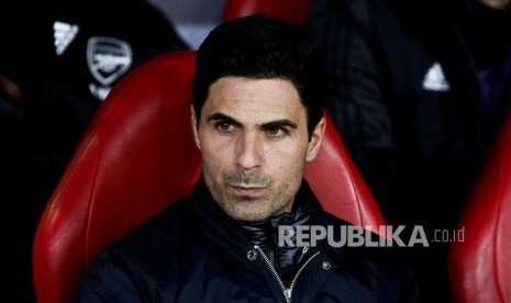 Pelatih Arsenal Mikel Arteta.