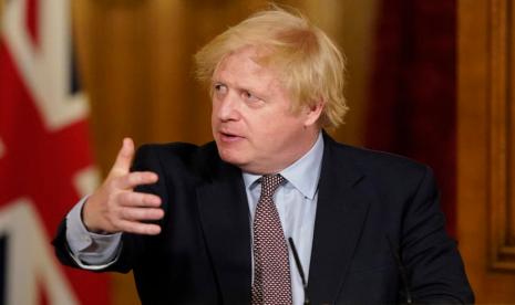 Telepon Abbas, Boris Johnson Tegaskan Kecam Aneksasi Israel. Perdana Menteri Inggris Boris Johnson.