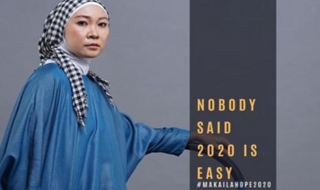 Jenama Makaila Haifa menyuguhkan denim sebagai simbol kerasnya 2020, tahun awal pandemi Covid-19.