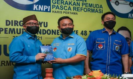 Ketua Umum KNPI, Haris Pertama, merilis buku Haris Pertama, Mendobrak Kebuntuan Gerakan Pemuda Pasca Reformasi. 