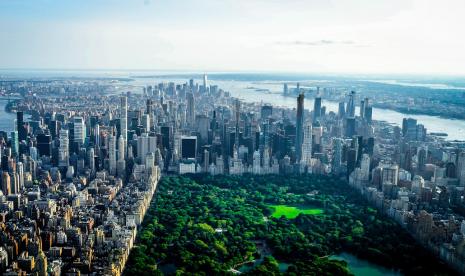 Central Park, New York, Amerika Serikat.