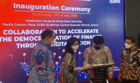 Pada Rabu, 27 Juli 2022, BRI dengan Mirae Asset Sekuritas telah menyelenggarakan acara Inauguration Ceremony dengan tema “Collaboration to Accelerate the Democratization of Finance through Digitalization”.