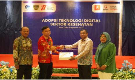 Kementerian Komunikasi dan Informatika (Kemenkominfo) melalui Direktorat Ekonomi Digital menyelenggarakan workshop Adopsi Teknologi Digital Sektor Kesehatan untuk tenaga kesehatan bidan, di Kota Tual, Sabtu (20/8/2022). 