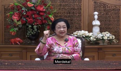  Ketua Dewan Pengarah BPIP, Prof Megawati Soekarnoputri. Pengamat menilai wacana Megawati turun di Pemilu 2024 sudah bukan waktunya lagi.