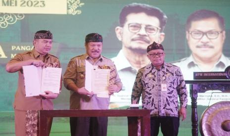 Kementan menggelar Rapat Koordinasi Pengawasan (Rakorwas) bidang ketahanan pangan bertema Sinergi Pengawasan terhadap Komitmen Pemerintah Daerah dalam Mendukung Program Ketahanan Pangan, Selasa (30/5/2023).