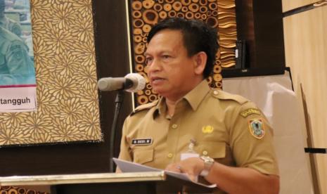 BPBD Kalsel membekali para kepala pelaksana BPBD Kabupaten/Kota dan stakeholder serta SDM internal melalui kegiatan Bimbingan Teknis Kajian Manajemen Risiko Bencana, Senin (5/5/2023).