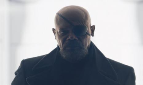 Aktor Samuel L Jackson berperan sebagai Nick Fury di serial Secret Invasion.