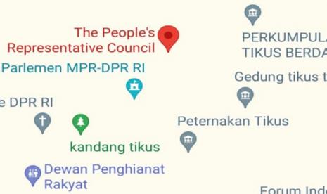 Tangkapan layar Google Maps pada 2 Juli 2023.