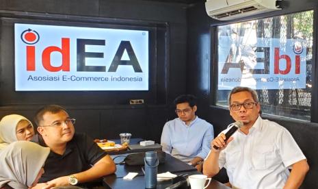 Acara Bincang E-Commerce bersama Asosiasi E-Commerce Indonesia (idEA) di Jakarta, Jumat (8/9/2023), Direktur Jenderal Informasi dan Komunikasi Publik (IKP) Kementerian Komunikasi dan Informatika (Kemkominfo), Usman Kansong menegaskan, pemerintah terus mendorong pengembangan ekonomi digital.