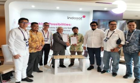 Internet.  MoU Indosat Ooredoo Hutchison melalui Indosat Busines dengan PT Prima Nala Indonesia.